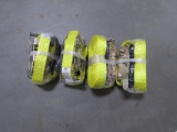 (4) 1''x15' RACTHET STRAPS - 4X TIMES THE PRICE