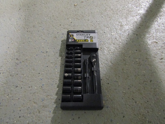 22PC STANLEY SOCKET SET