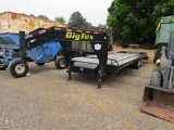 2015 BIG TEX 25FT GOOSENECK FLATBED TRAILER - NO TITLE