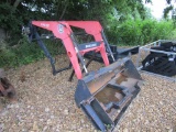 2446 BUSHOG BRAND LOADER W/ BRACKETS AND JOYSTICK