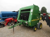 557 JOHN DEERE ROUND BALER W/ TIE BOX