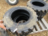 (4) NEW 12-16.5 SKID STEER TIRES - ALL ONE PRICE