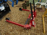 UNUSED WORKSAVER SKID STEER BALE UNROLLER