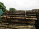 APPROX (100) 3''X7' TREATED FENCE POST