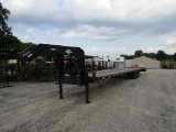 2018 40FT C&W GOOSENECK FLATBED TRAILER W/ TITLE