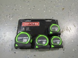 4PC CRAFTSMAN TAPE MEASURE SET