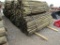 APPROX (100) 3''X7' TREATED FENCE POST