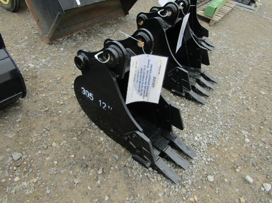NEW 12'' LANDHERO 305 EXCAVATOR BUCKET