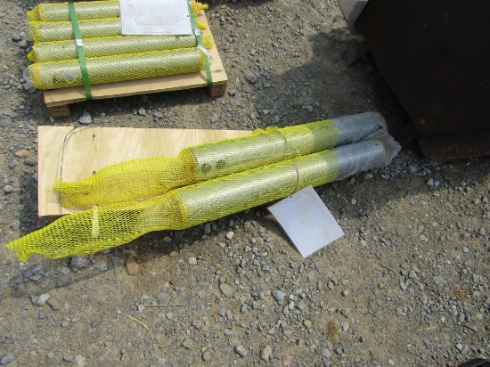 (2) NEW 100MM X 750MM BUCKET PINS - 2X TIMES THE PRICE