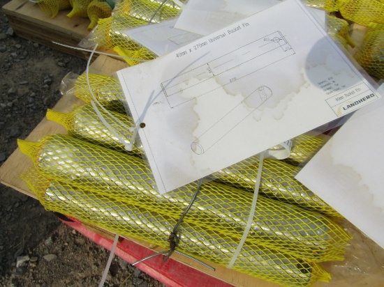 (6) NEW 40MM X 270MM BUCKET PINS - 6X TIMES THE PRICE