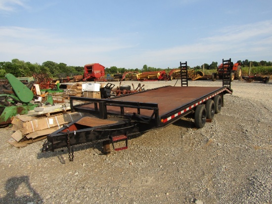20FT BUMPERHITCH FLATBED TRAILER - NO TITLE