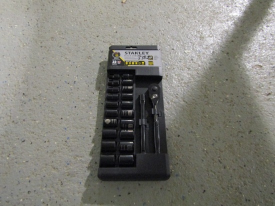 22PC STANLEY SOCKET SET