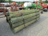 APPROX (20) 8''X8' TREATED FENCE POST