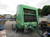 566 JOHN DEERE ROUND BALER W/ MONITOR
