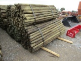 APPROX (100) 3''X7' TREATED FENCE POST