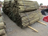 APPROX (100) 3''X7' TREATED FENCE POST