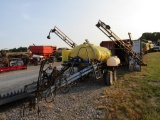 500 GALLON PULL TYPE SPRAYER W/ PUMP