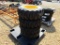 (4) NEW 10-16.5 YELLOW SKID STEER TIRES AND RIMS - ALL ONE PRICE