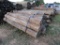 APPROX (20) 8'' X 8' TREATED FENCE POST - ALL ONE PRICE