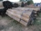 APPROX (20) 8'' X 8' TREATED FENCE POST - ALL ONE PRICE