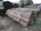 APPROX (20) 8'' X 8' TREATED FENCE POST - ALL ONE PRICE
