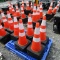 (25) NEW SAFETY CONES - ALL ONE PRICE