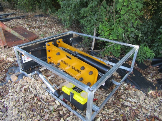 UNUSED ZW-750 AGT SKID STEER HAMMER/BREAKER
