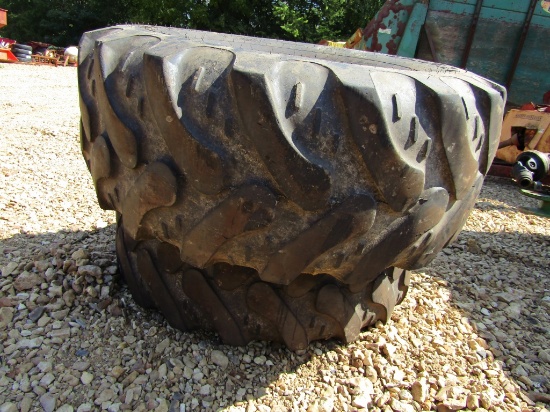 (2) 19.5X24 TRACTOR TIRES