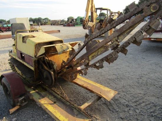 TF 300 CASE TRENCHER W/ TRAILER