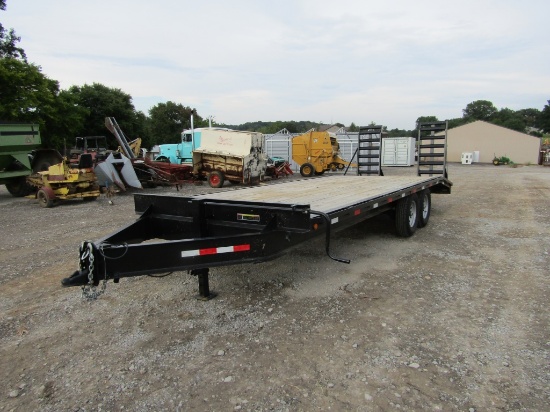 22FT L&D BUMPERHITCH FLATBED TRAILER