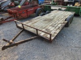 16FT BUMPERHITCH TRAILER - NO TITLE