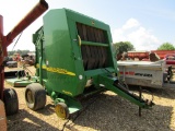 567 JOHN DEERE ROUND BALER W/ MONITOR
