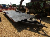 22FT BUMPERHITCH FLATBED TRAILER
