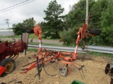 4 BASKET KUHN HYDRAULIC FOLD TEDDER