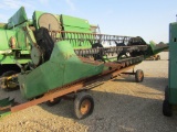 220 JOHN DEERE GRAIN HEAD W/ HEADER CART