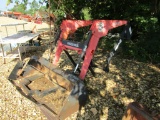 2446 BUSHOG BRAND LOADER W/ BRACKETS AND JOYSTICK