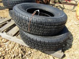 (2) NEW 205/75R14 TRAILER TIRES - BOTH ONE PRICE