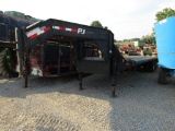 30FT PJ GOOSENECK FLATBED TRAILER W/ TITLE