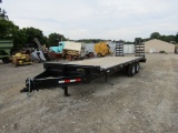 22FT L&D BUMPERHITCH FLATBED TRAILER