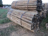 APPROX (100) 3'' X 7' TREATED FENCE POST - ALL ONE PRICE