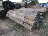 APPROX (20) 8'' X 8' TREATED FENCE POST - ALL ONE PRICE