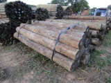 APPROX (20) 8'' X 8' TREATED FENCE POST - ALL ONE PRICE