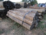 APPROX (20) 8'' X 8' TREATED FENCE POST - ALL ONE PRICE
