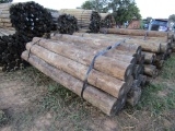 APPROX (20) 8'' X 8' TREATED FENCE POST - ALL ONE PRICE
