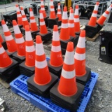 (25) NEW SAFETY CONES - ALL ONE PRICE