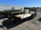 18FT BUMPERHITCH FLATBED TRAILER - NO TITLE