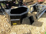 UNUSED BLUE DIAMOND CONCRETE BUCKET FOR SMALL SKID LOADER