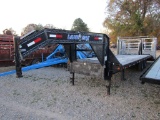 2013 25FT LOADMAX GOOSENECK FLATBED TRAILER