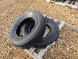 (2) NEW 205/75R15 RADIAL TRAILER TIRES - BOTH ONE PRICE