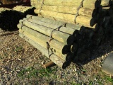 APPROX (24) 7'' X 8' TREATED FENCE POST